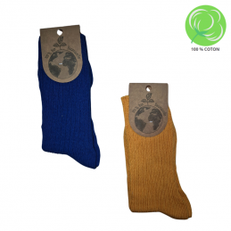 Chaussettes 100% coton biologique