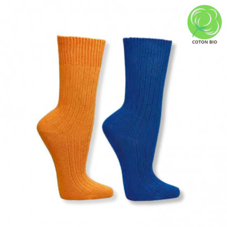 Chaussettes 100% coton biologique