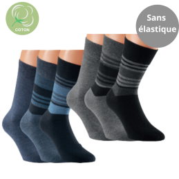 Chaussettes en coton sans...