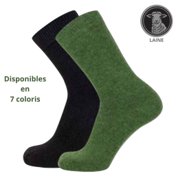 Chaussettes laine hommes