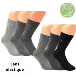 Chaussettes hommes en coton...