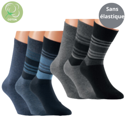 Chaussettes en coton sans...