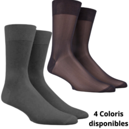 Chaussettes voile côtes