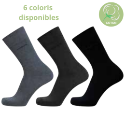 Chaussettes en coton peigné...