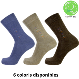 Chaussettes hommes en coton...