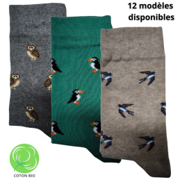 Chaussettes en coton bio...