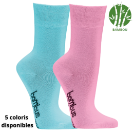 Chaussettes en bambou sans élastique