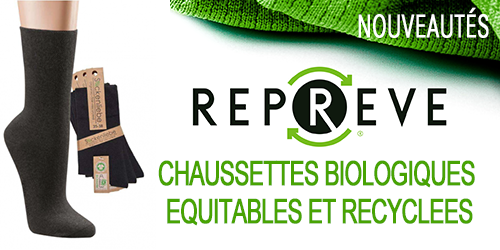 Nouveau : Chaussettes biologiques, équitables & recyclées